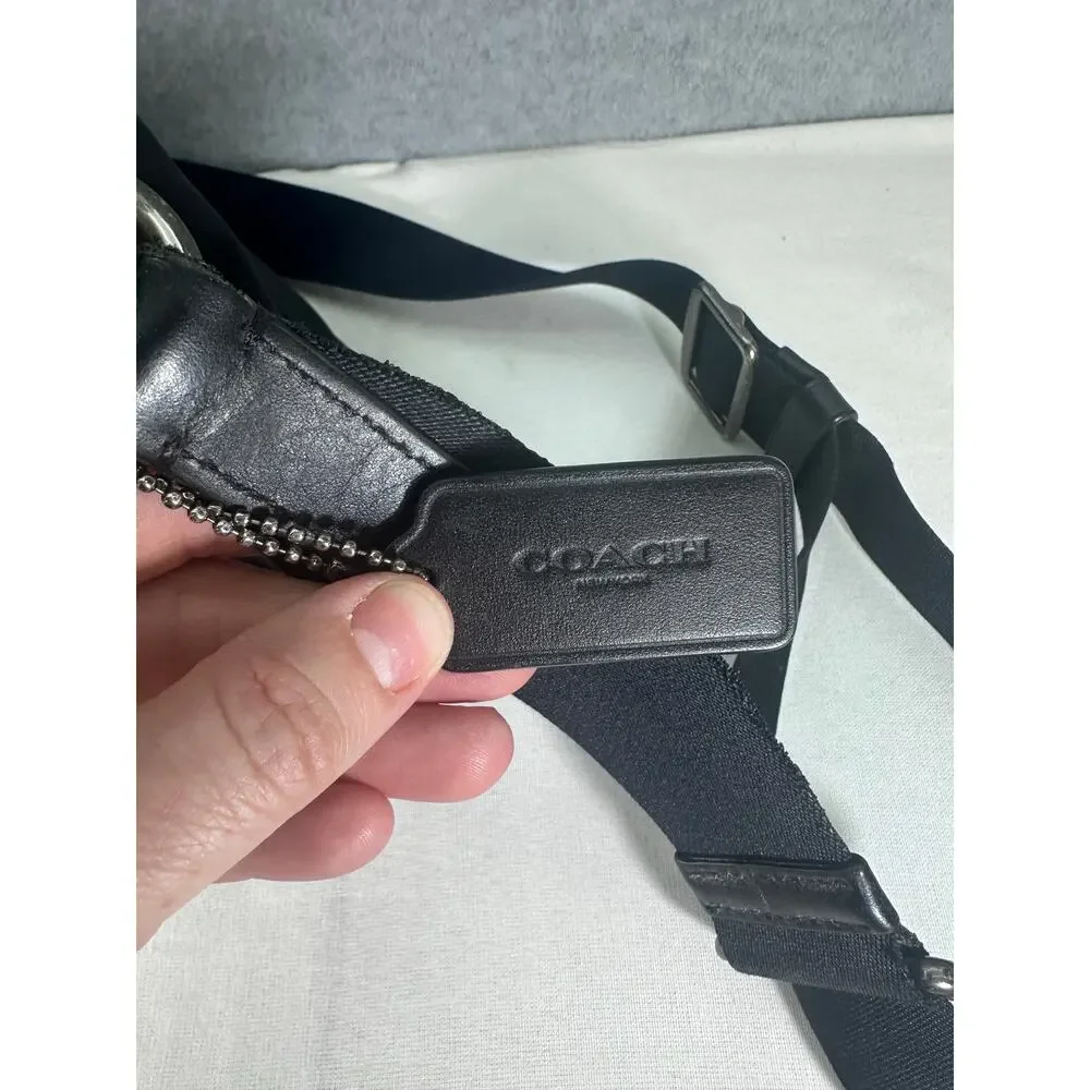 Coach leather nylon
